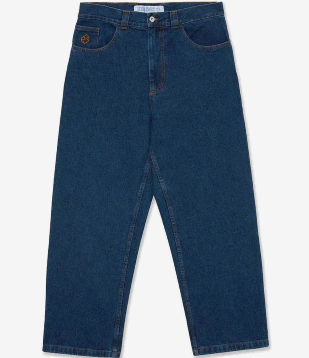Men's Baggy Wide-Leg Relaxed-Fit Denim Jeans