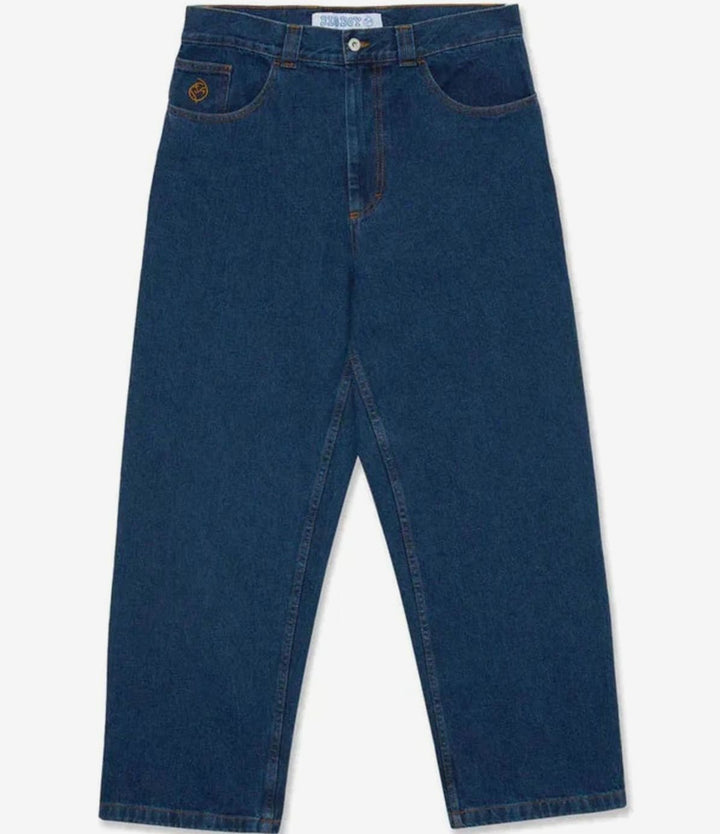Men's Baggy Wide-Leg Relaxed-Fit Denim Jeans