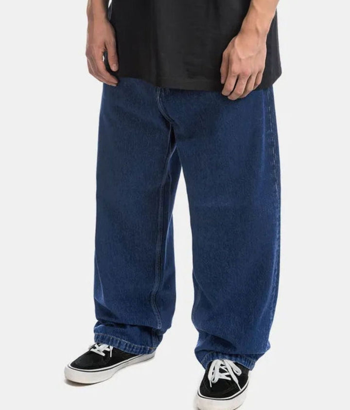 Men's Baggy Wide-Leg Relaxed-Fit Denim Jeans