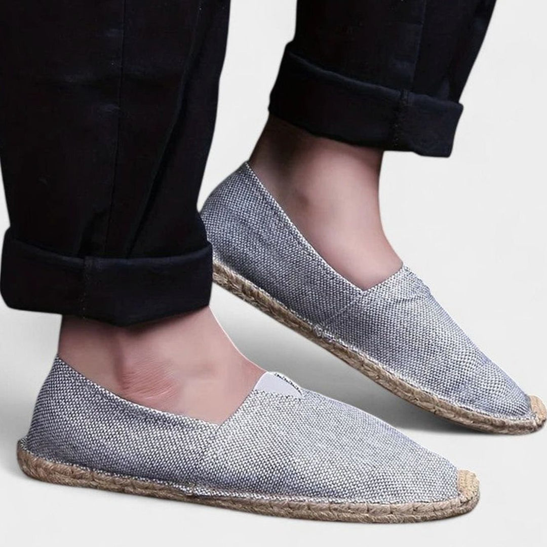 Men's Breathable Slip-On Canvas Espadrilles