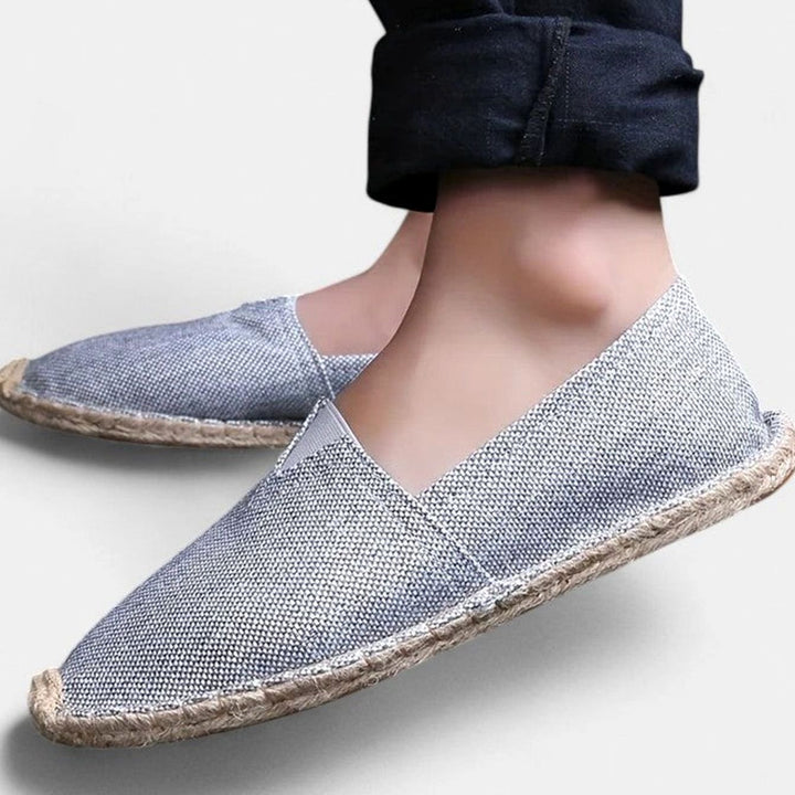 Men's Breathable Slip-On Canvas Espadrilles