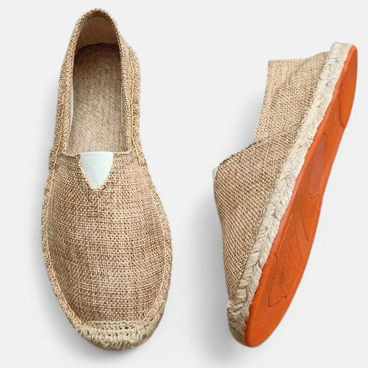 Men's Breathable Slip-On Canvas Espadrilles