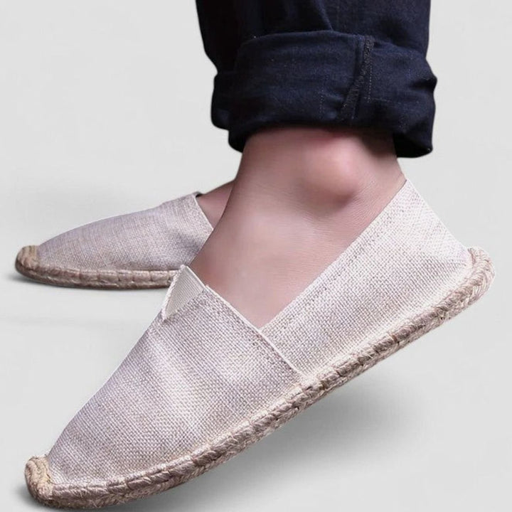 Men's Breathable Slip-On Canvas Espadrilles