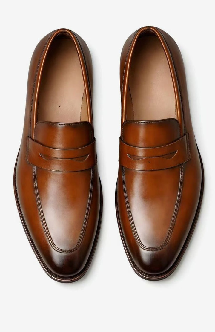 Men's Classic Slip-On Penny Loafer Dress Shoes