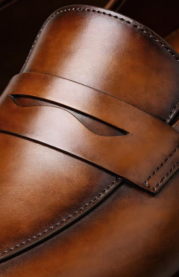 Men's Classic Slip-On Penny Loafer Dress Shoes