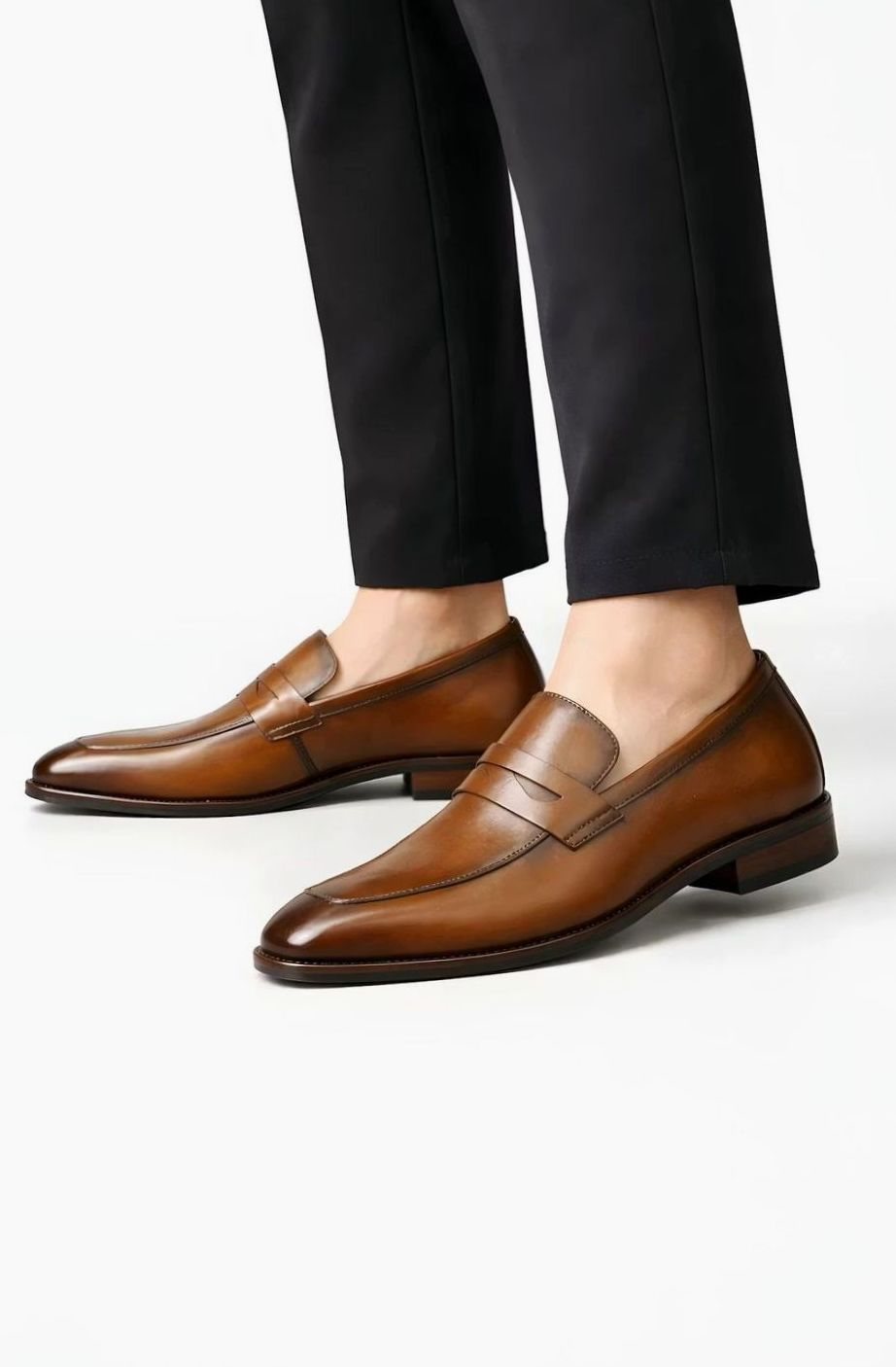 Men's Classic Slip-On Penny Loafer Dress Shoes