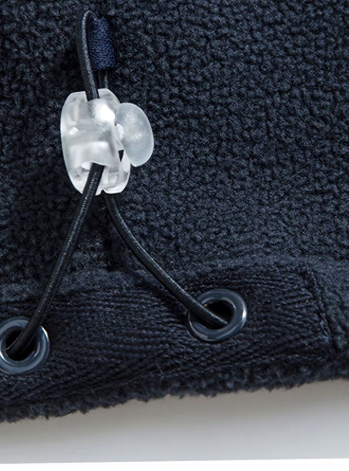 Men's Fleece Full-Zip Outdoor Jacket Stand Collar