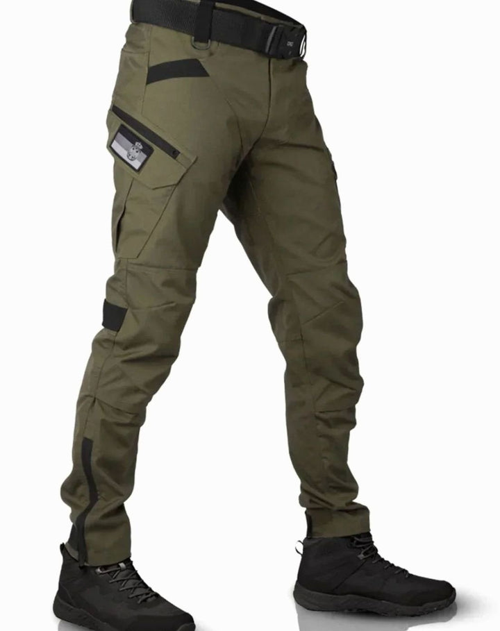 Men's Multi-Pocket Tactical Cargo Trousers Relaxed Fit