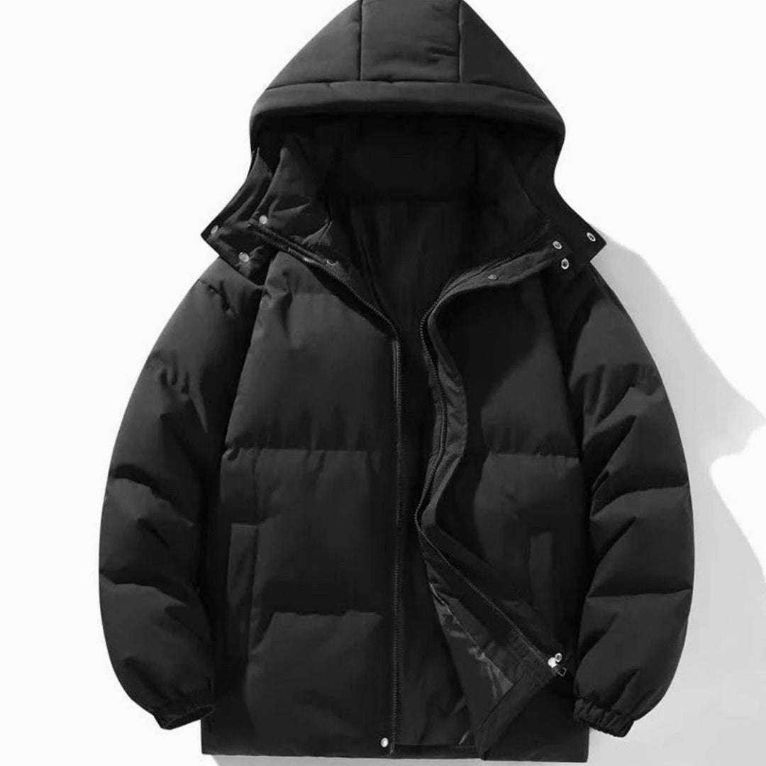 Men's Oversized Hooded Quilted Puffer Jacket