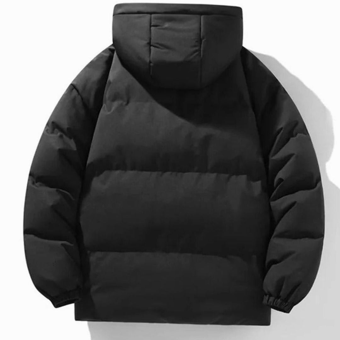Men's Oversized Hooded Quilted Puffer Jacket