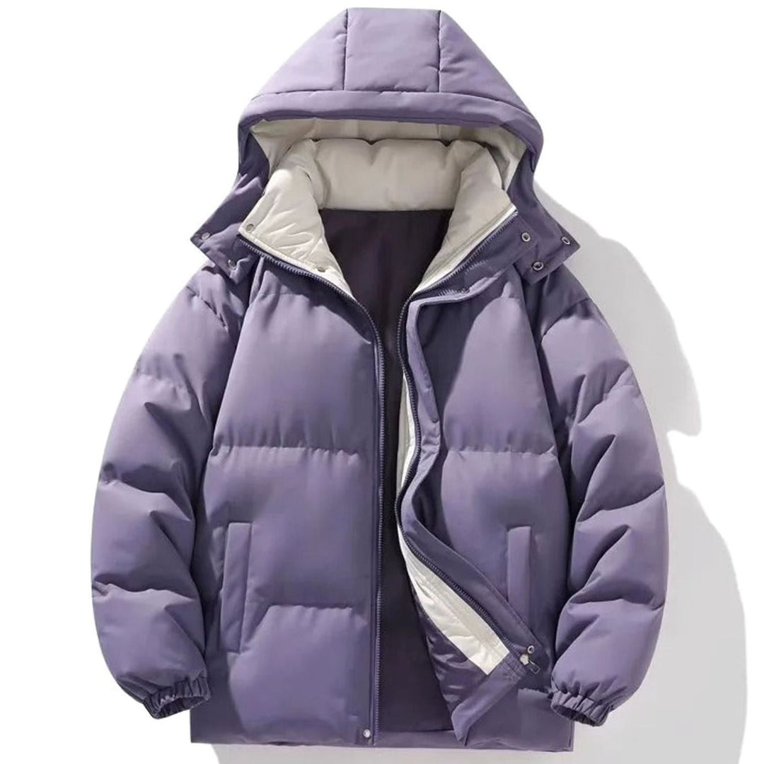 Men's Oversized Hooded Quilted Puffer Jacket