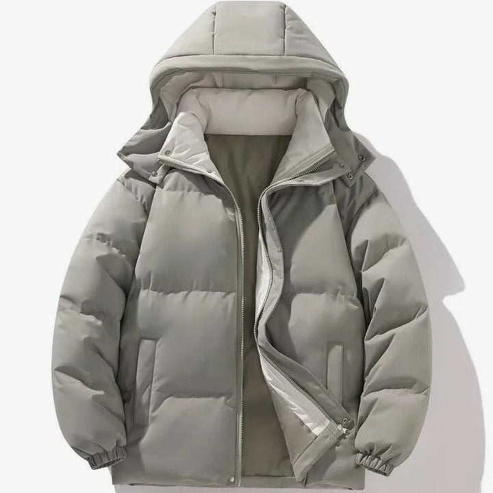 Men's Oversized Hooded Quilted Puffer Jacket