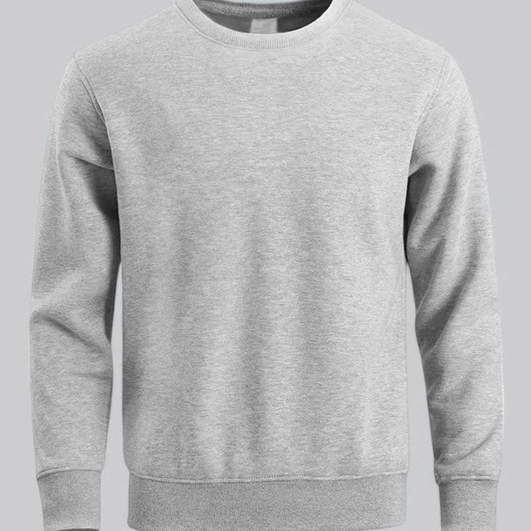 Men's Relaxed-Fit Crew Neck Long Sleeve Sweatshirt
