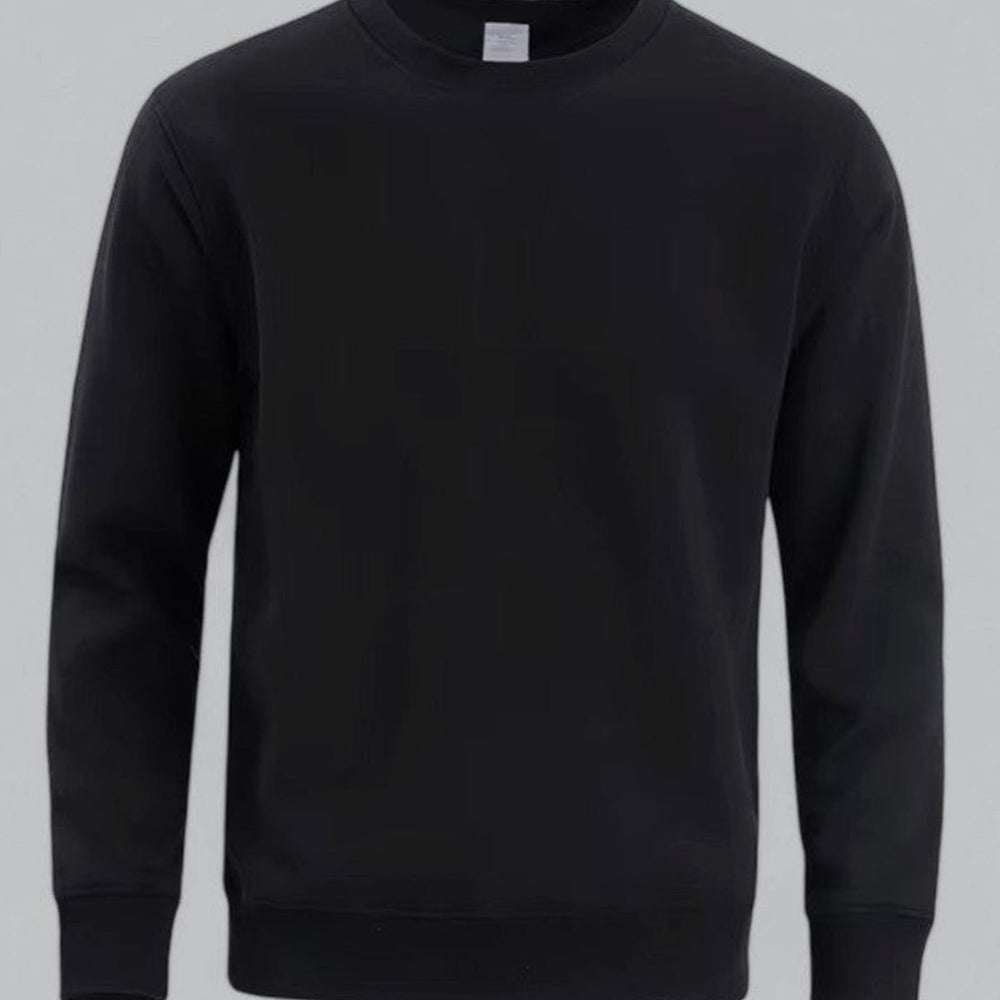 Men's Relaxed-Fit Crew Neck Long Sleeve Sweatshirt