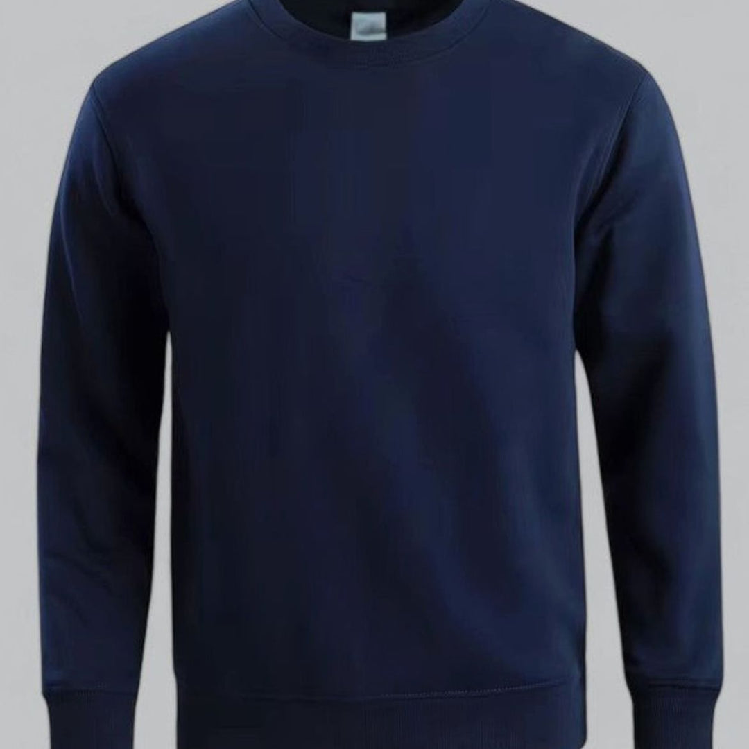 Men's Relaxed-Fit Crew Neck Long Sleeve Sweatshirt