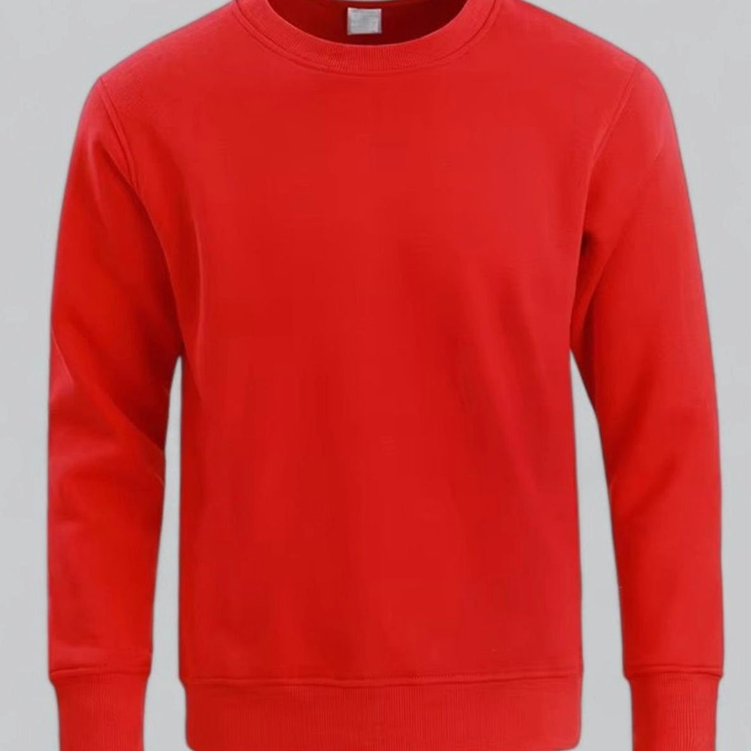 Men's Relaxed-Fit Crew Neck Long Sleeve Sweatshirt