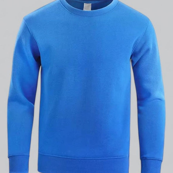 Men's Relaxed-Fit Crew Neck Long Sleeve Sweatshirt
