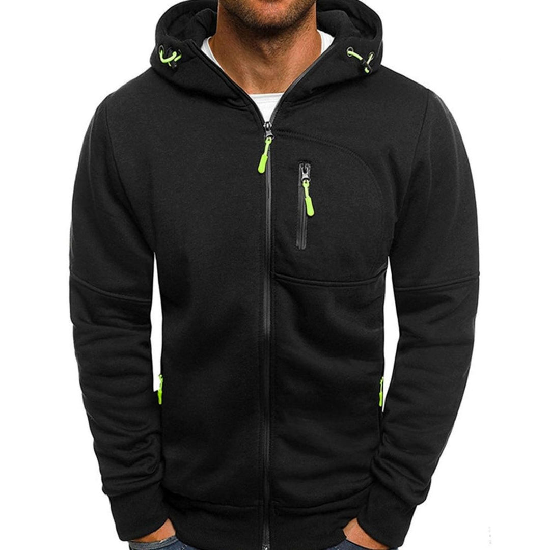 Men's Relaxed-Fit Full-Zip Hooded Sweatshirt