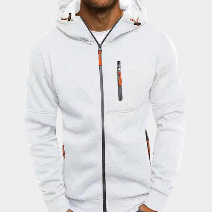 Men's Relaxed-Fit Full-Zip Hooded Sweatshirt