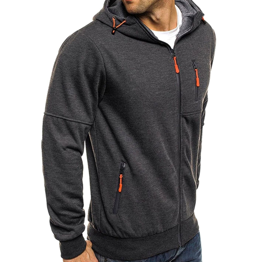 Men's Relaxed-Fit Full-Zip Hooded Sweatshirt