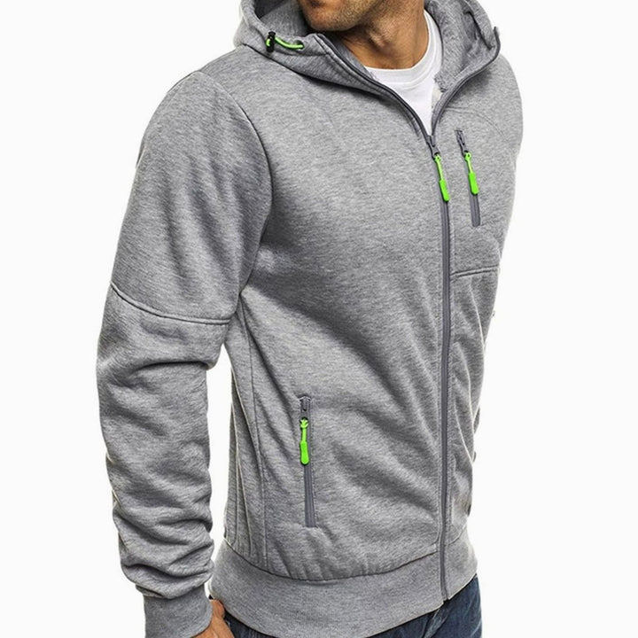 Men's Relaxed-Fit Full-Zip Hooded Sweatshirt