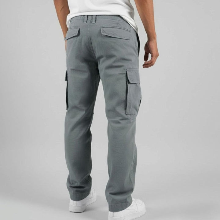 Men's Relaxed-Fit Multi-Pocket Streetwear Cargo Pants