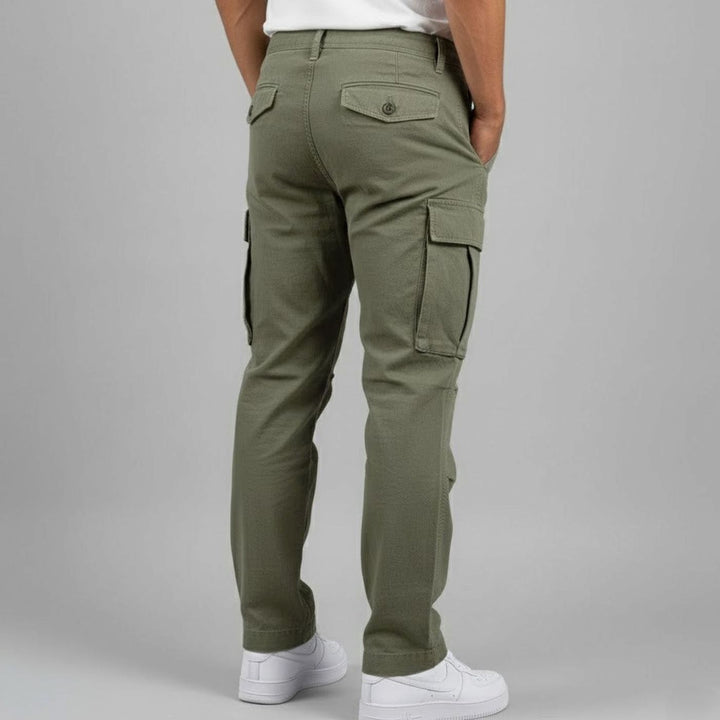 Men's Relaxed-Fit Multi-Pocket Streetwear Cargo Pants