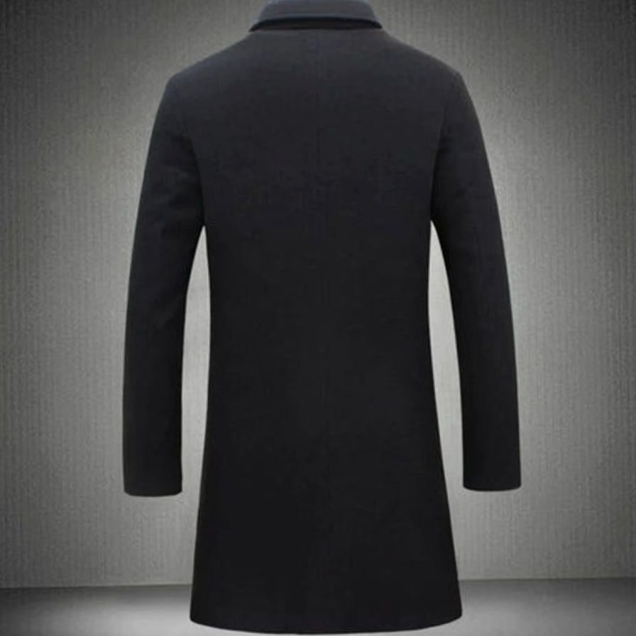 Men's Slim-Fit Long Formal Winter Overcoat