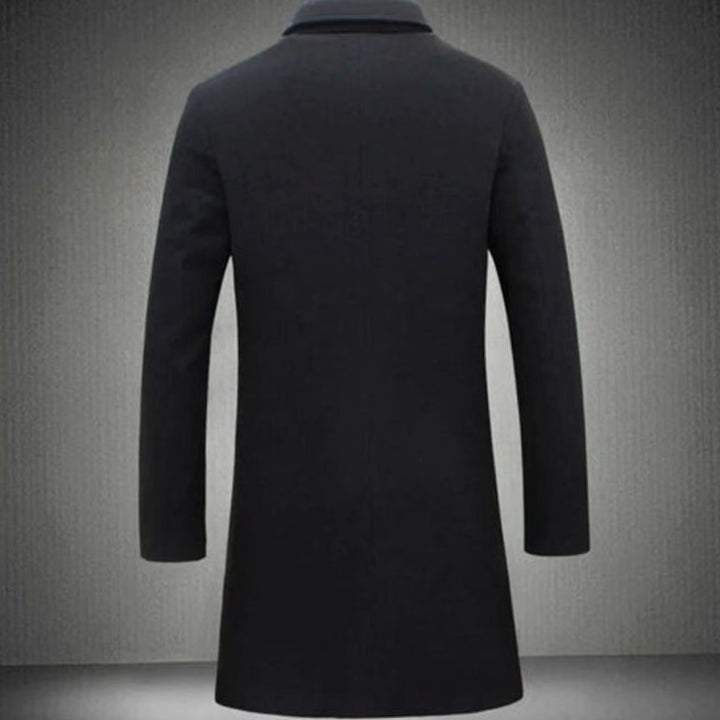Men's Slim-Fit Long Formal Winter Overcoat