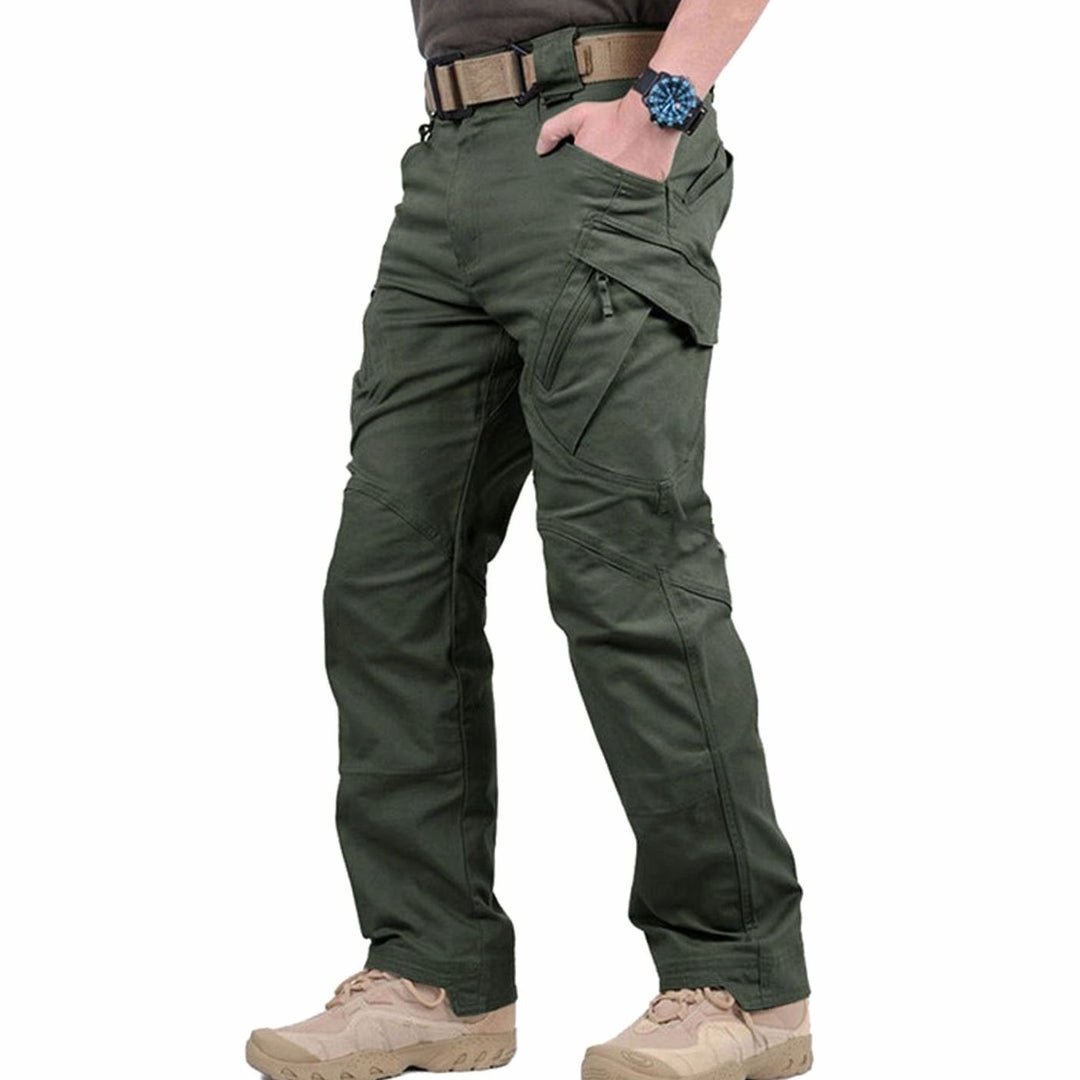 Men's Tactical Cargo Trousers Multi-Pocket Outdoor Hiking Pants