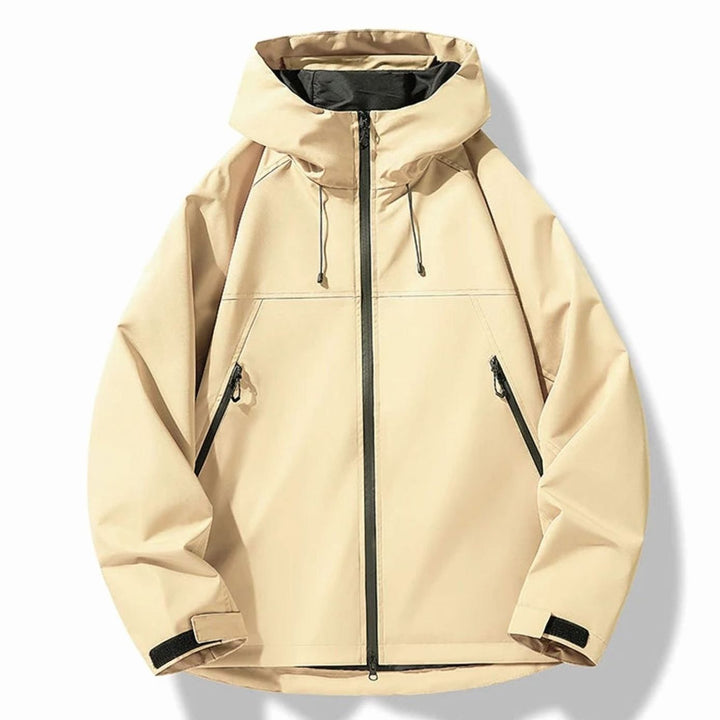 Men's Waterproof Windproof Hooded Shell Jacket