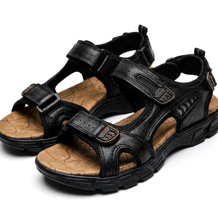 Unisex Outdoor Trekking Sandals Adjustable Hook-and-Loop Grip Sole