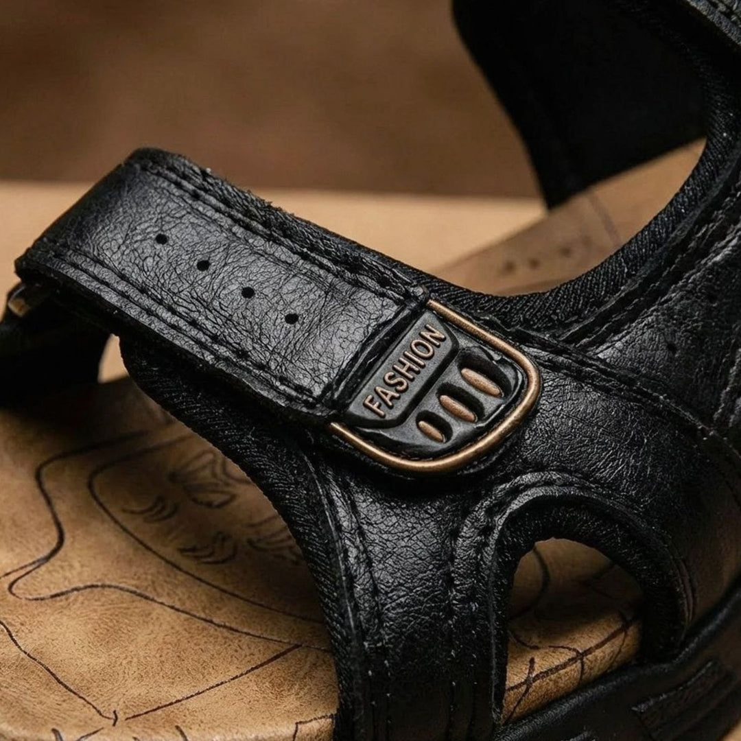 Unisex Outdoor Trekking Sandals Adjustable Hook-and-Loop Grip Sole
