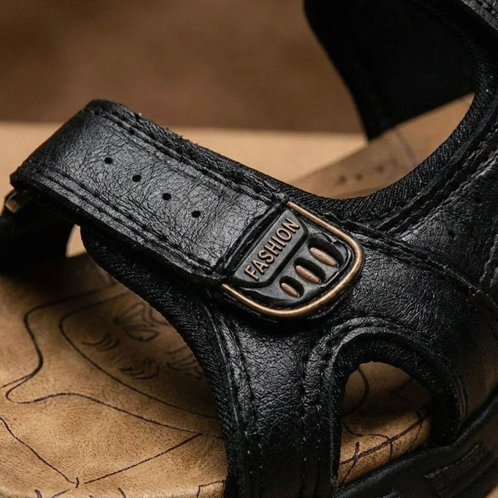 Unisex Outdoor Trekking Sandals Adjustable Hook-and-Loop Grip Sole