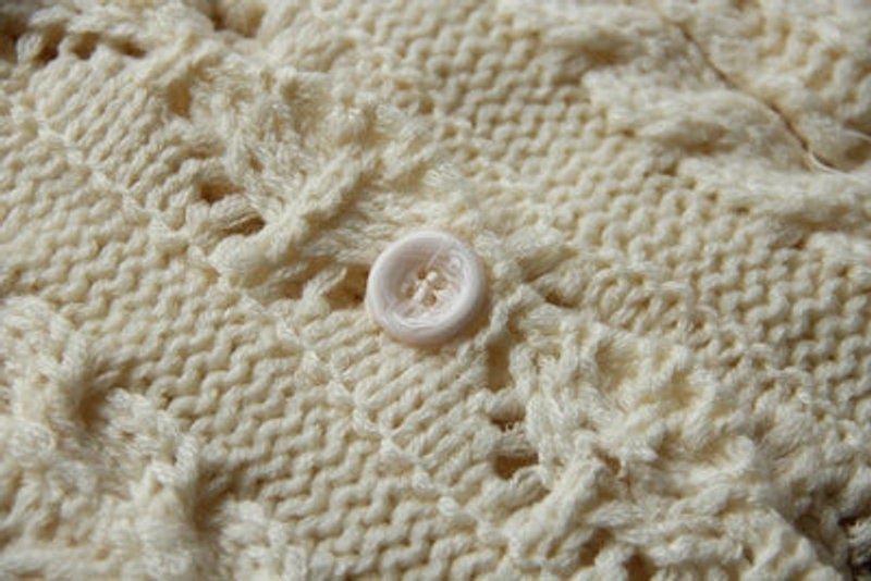 Women's Cable Knitted Sweater Cardigan Ruffle Lace-Trim Open-Front