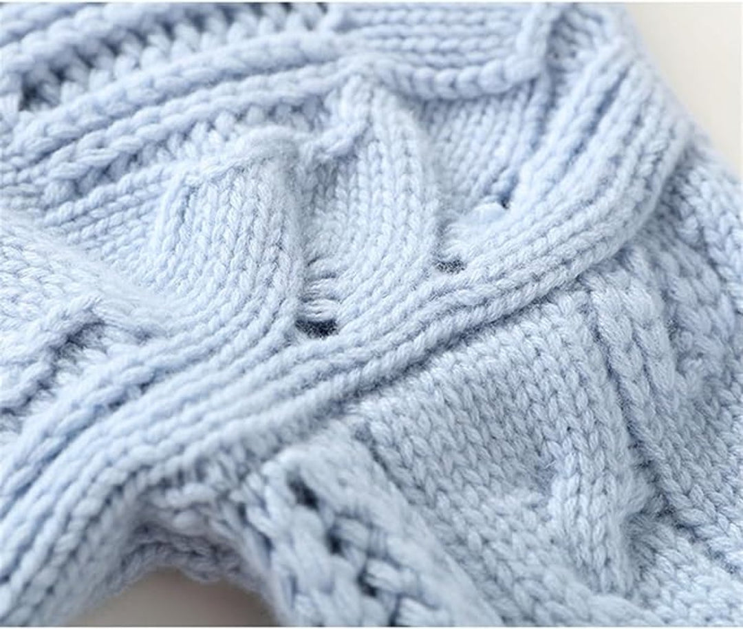 Women's Cable Knitted Sweater Turtleneck Loose-Fit Jumper