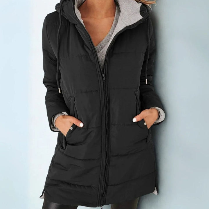 Women's Casual Hooded Puffer Jacket Quilted Warm Outerwear