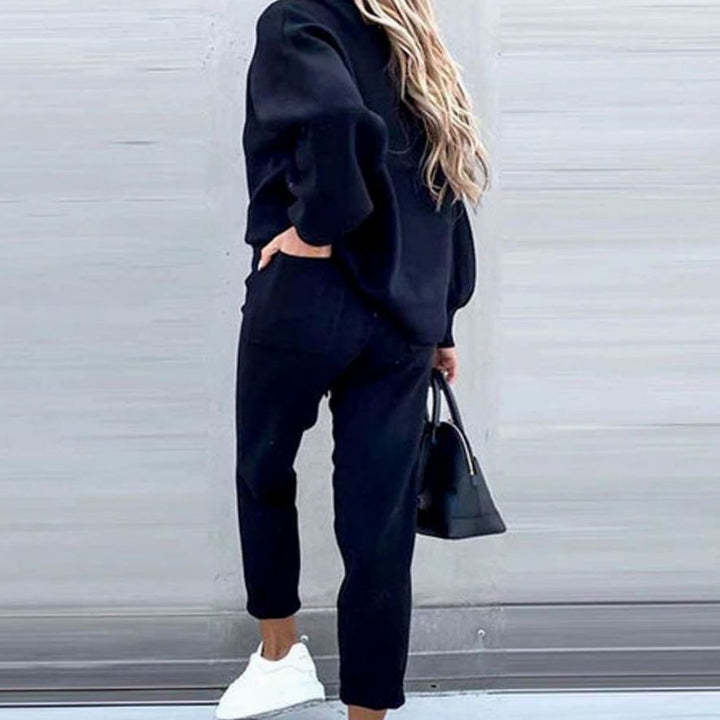 Women's Cosy Two-Piece Tracksuit Outfit Jogger Lounge Set