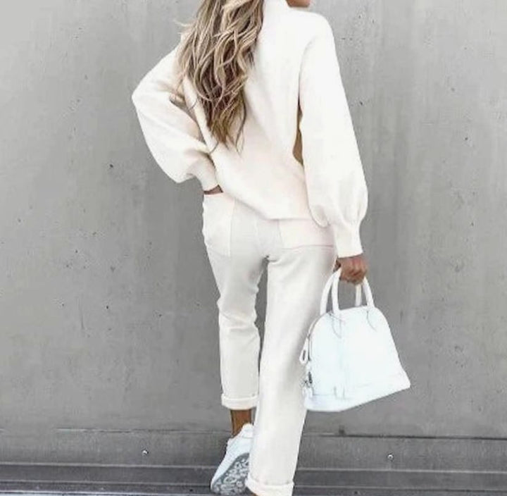 Women's Cosy Two-Piece Tracksuit Outfit Jogger Lounge Set