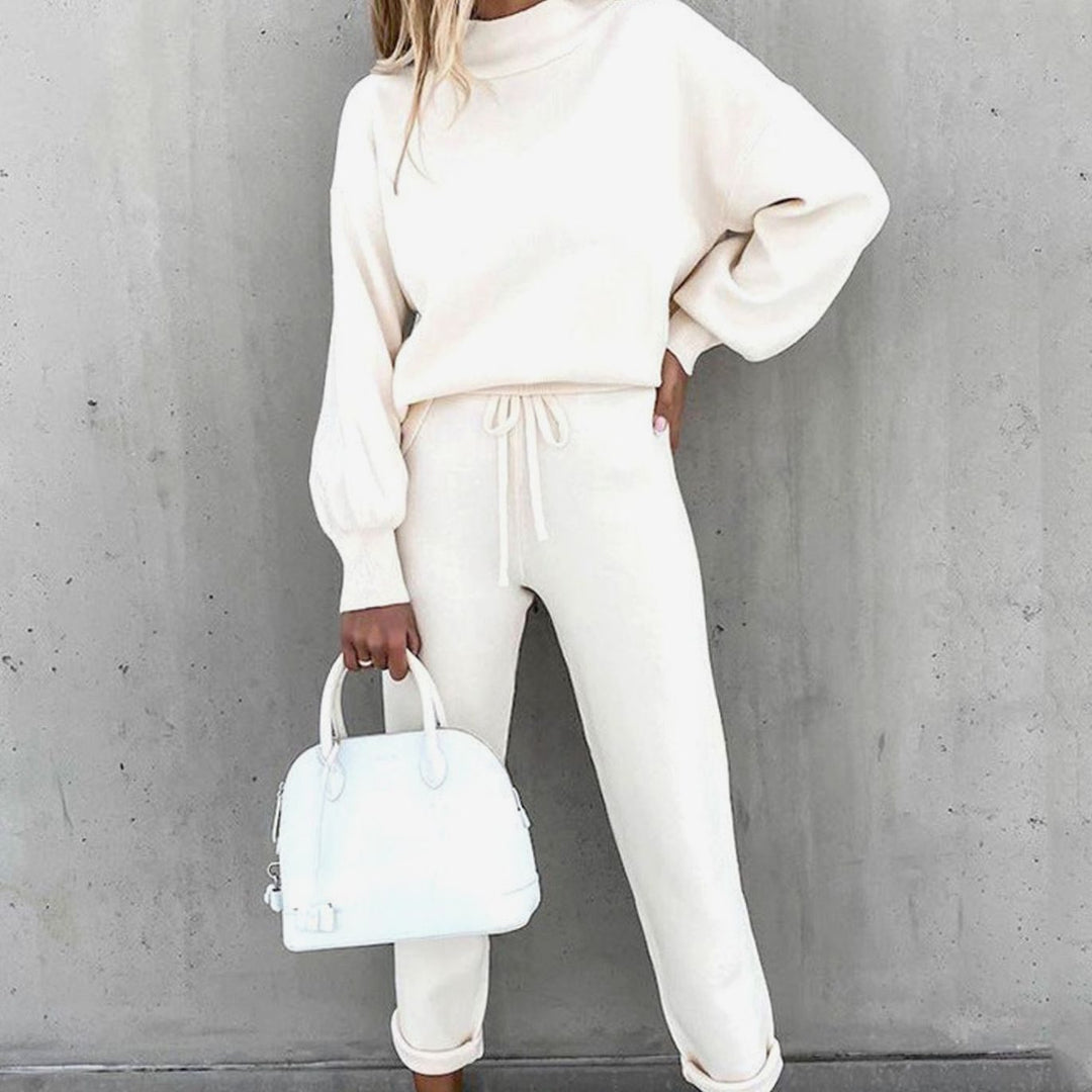 Women's Cosy Two-Piece Tracksuit Outfit Jogger Lounge Set