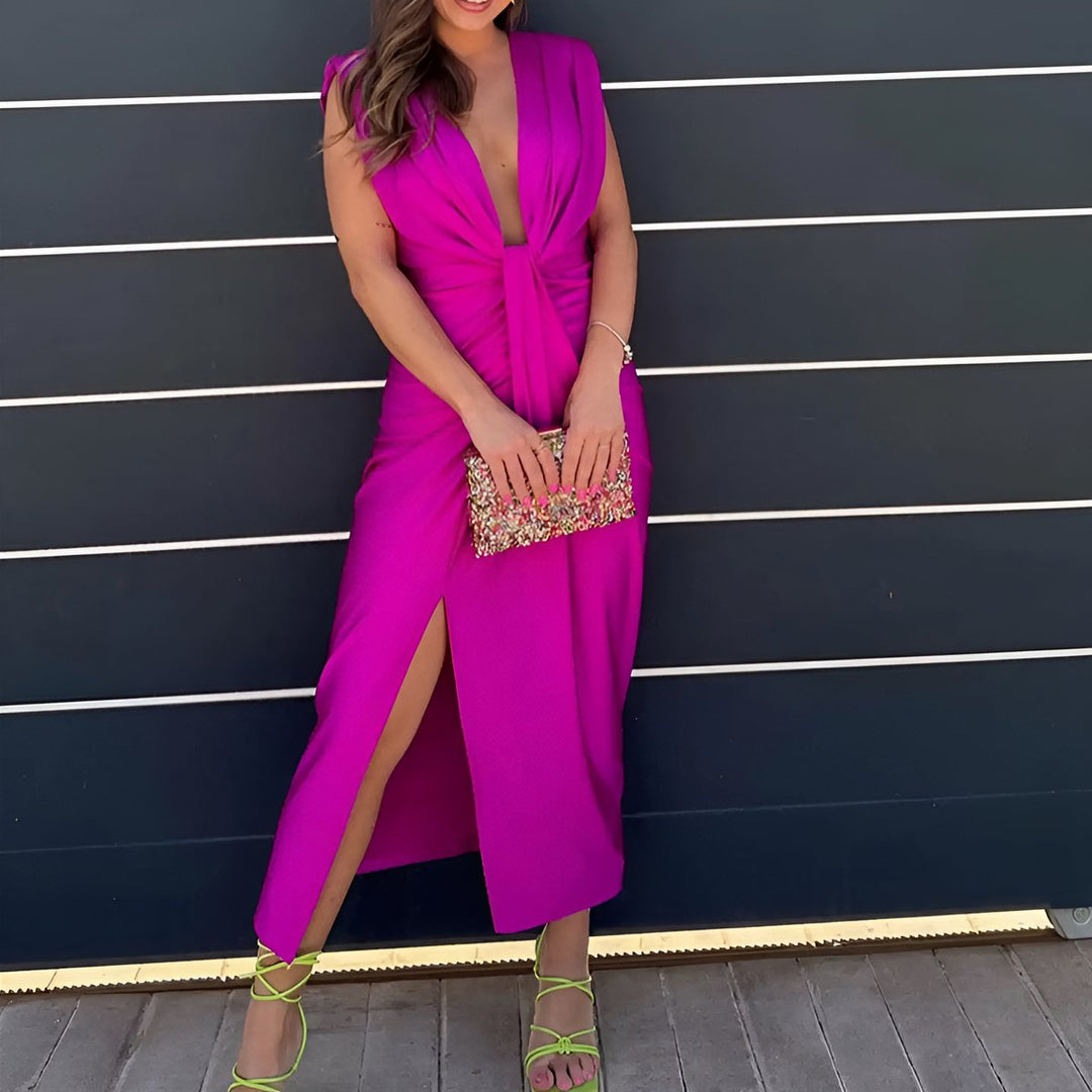 Women's Elegant Sleeveless Cocktail Party Dress