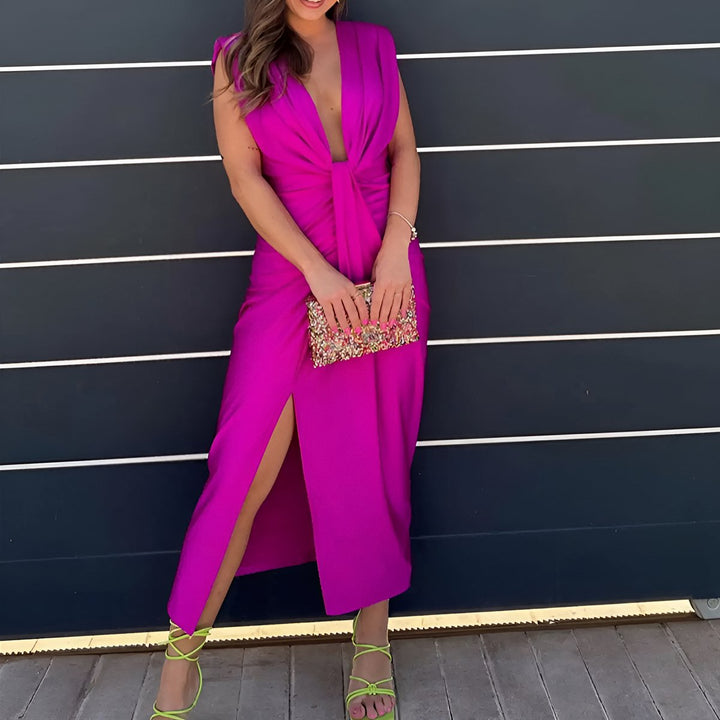 Women's Elegant Sleeveless Cocktail Party Dress