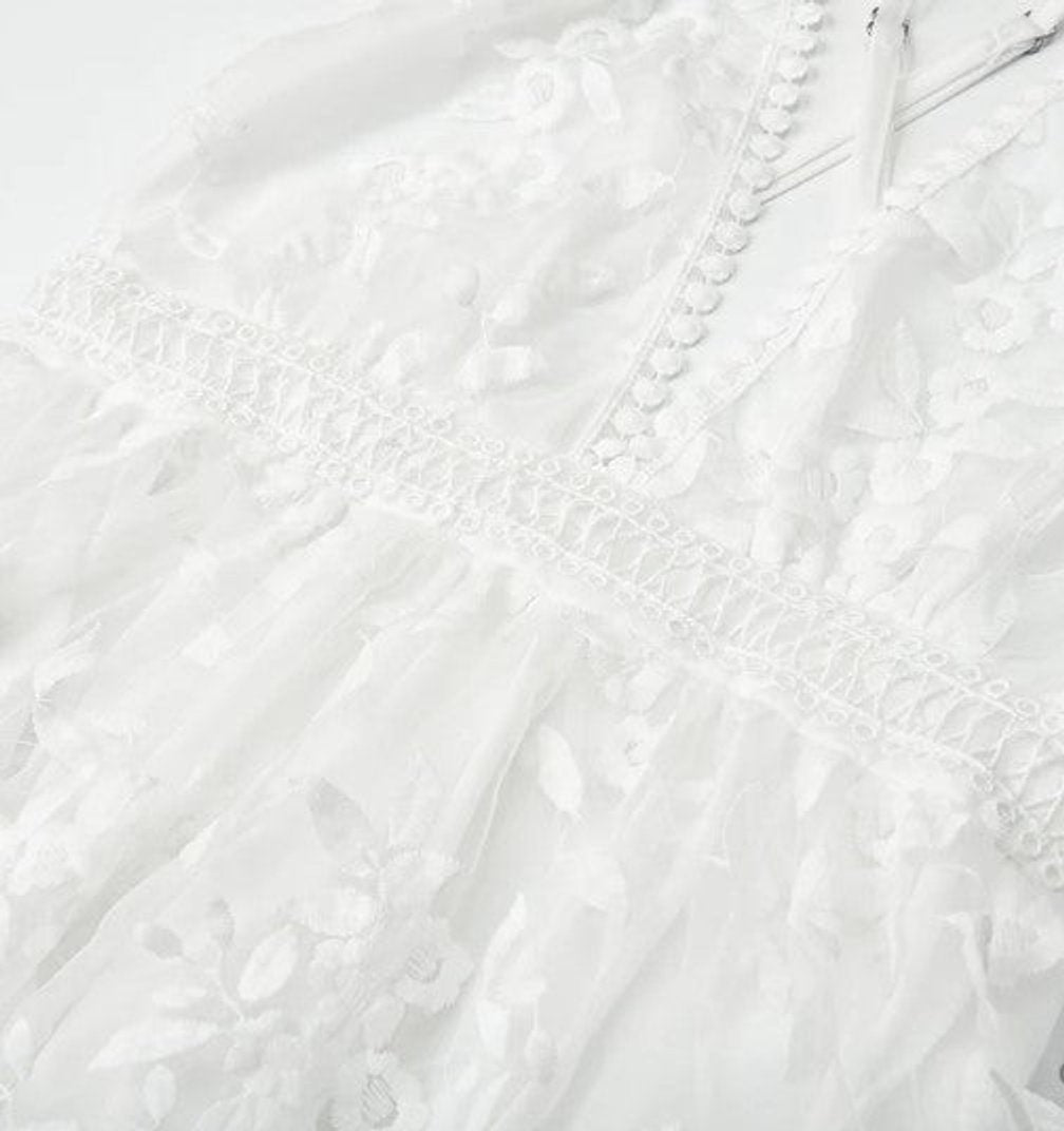 Women's Floral Embroidered Cocktail Party Dress Special Occasion