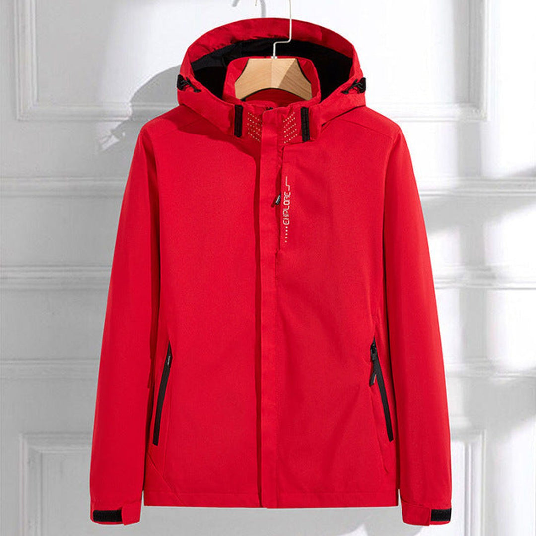 Women's Lightweight Hooded Windproof Zip-Up Outdoor Jacket