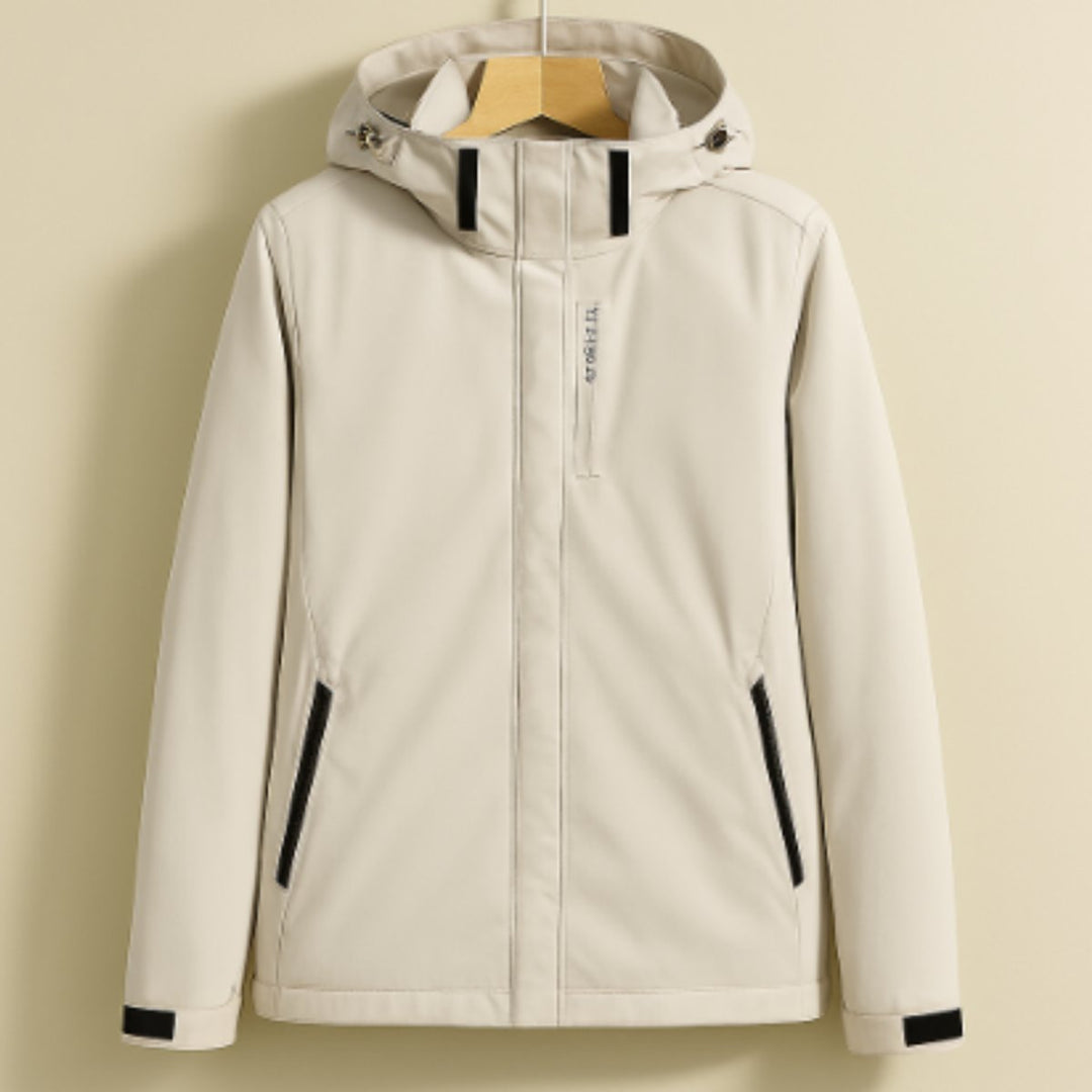 Women's Lightweight Hooded Windproof Zip-Up Outdoor Jacket