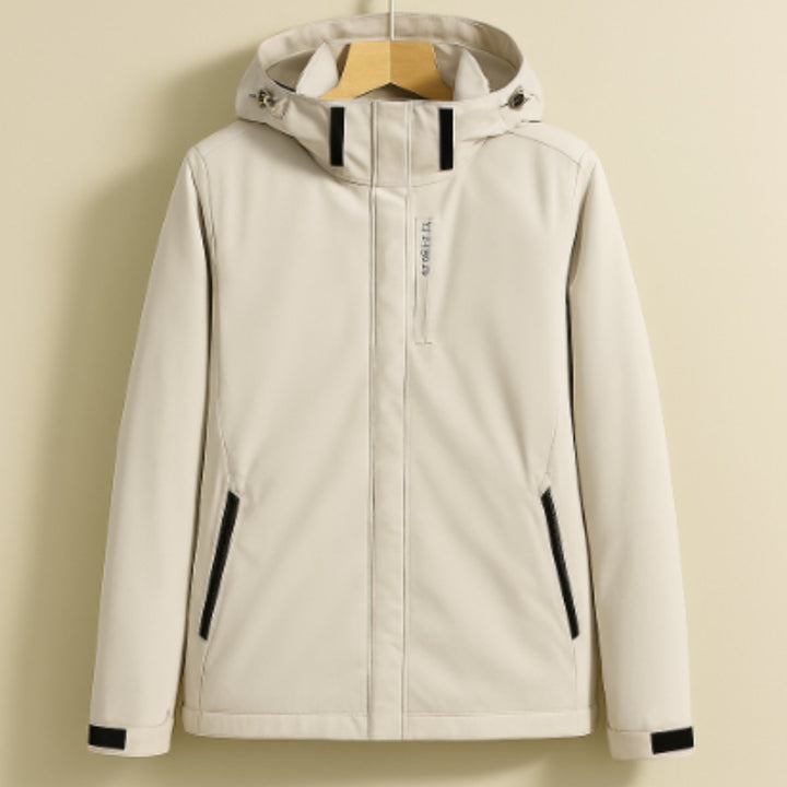 Women's Lightweight Hooded Windproof Zip-Up Outdoor Jacket