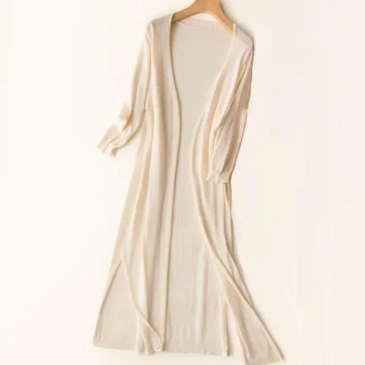Women's Longline Open-Front Oversized Knit Cardigan