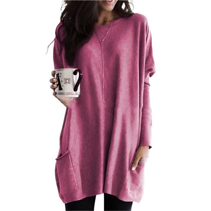 Women's Longline Relaxed-Fit Pocket Jumper