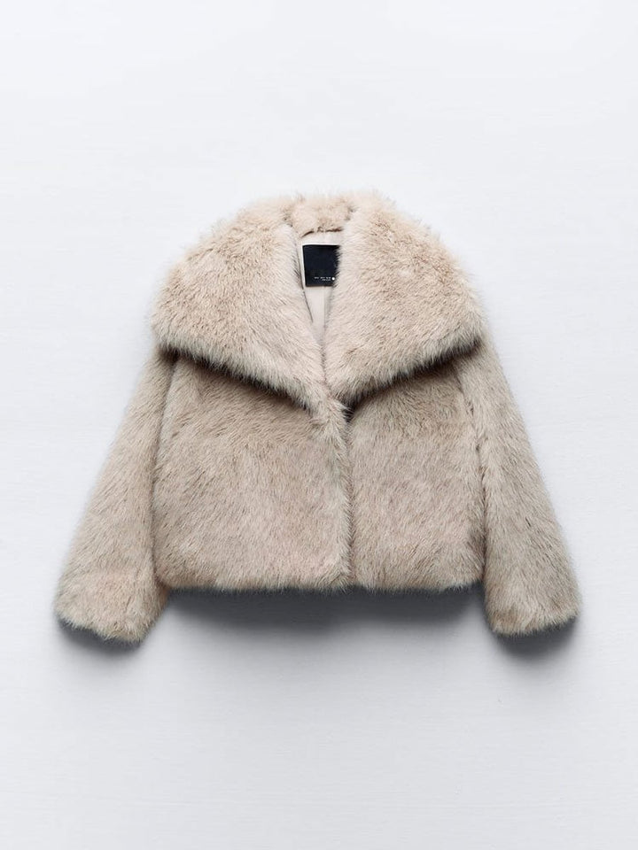 Women's Luxurious Oversized Faux Fur Coat