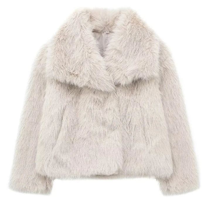Women's Luxurious Oversized Faux Fur Coat